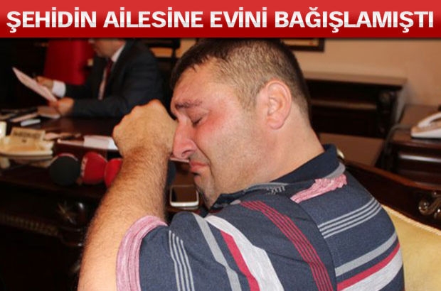 ŞEHİT AİLESİNE EV BAĞIŞLAYAN SIVA USTASININ EVİ SOYULDU.