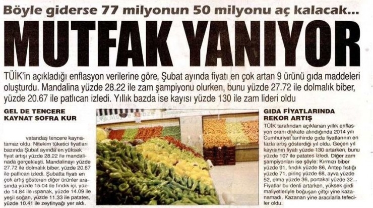 MUTFAKLAR YANIYOR BAY BAŞKAN ….